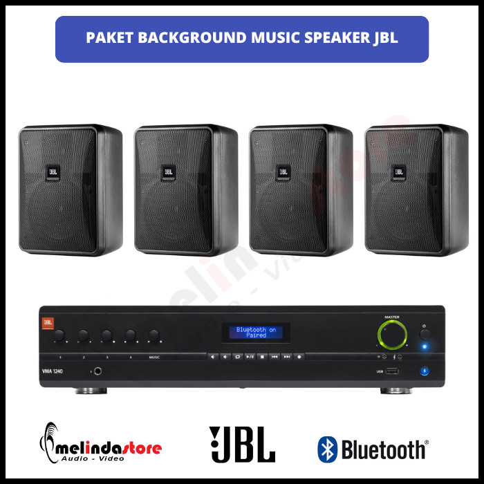 Paket Sound System Background Music Speaker JBL 25-1 | 4 Speaker